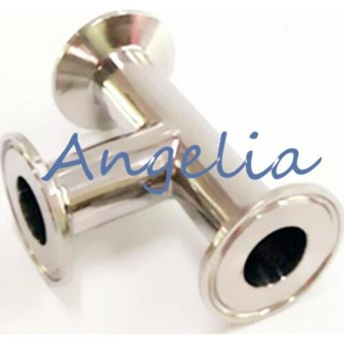 3" Stainless Steel 304 OD 91mm Tri-Clamp Sanitary Tee 3 way pipe fitting