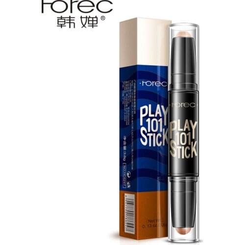 3 Colors High Quality Concealer Highlighter Double Ended Highlighter Sticks Concealer Pen Water-proof Long Lasting Face Cream