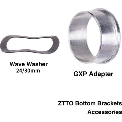 Bicycle Accessories Road Mountain Bike Bottom Brackets GXP Adapter Wave Washer 0.5mm K7 GXP 24mm 22mm 30mm Spacer Chainset