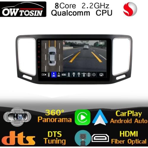 9" IPS Qualcomm CPU For Volkswagen VW Sharan 2012-2019 Car Multimedia Player Radio GPS CarPlay Auto 360 Panoramic Camera CarPlay