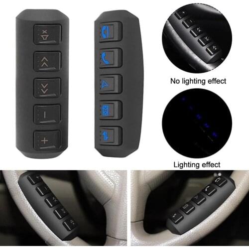 Car Remote Controls Wireless Controller Steering Wheel Button LCD Backlight Controller For Car Radio DVD GPS Player Universal