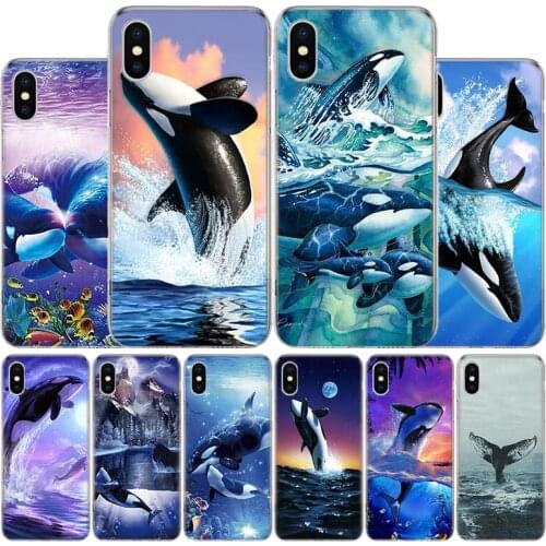 Sea Orcinus Orca Cover Phone Case For Apple iphone 11 12 Pro XR X XS Max 7 8 6 6S Plus + 7G 6G 5 SE 2020 Coque Popular