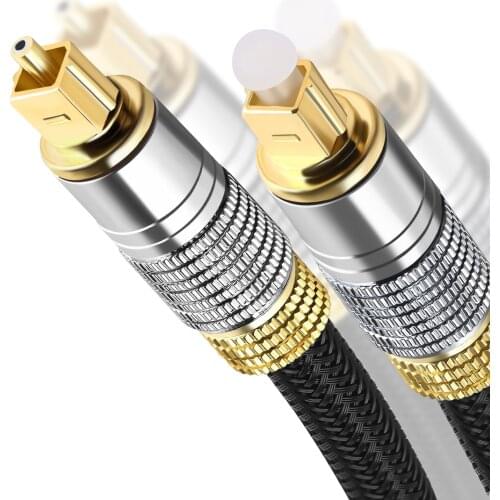 Digital Optical Audio Cable Toslink Cable Syncwire Fiber Optic Cord for Home Theater, Sound Bar,TV, PS4, Xbox,Playstation