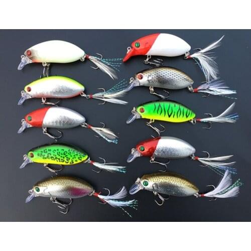 Artificial 3D Eyes Fishing Lure Hard Clubby Fatty Crank Bait Lures Bright Color Pesca Fishing Tackle6cm/10g