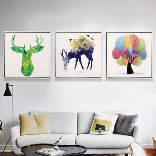 Op Nummer By Numbers Decoration Schilderij Affiche Painting Poster Decoracion Hogar Moderno Art Wall Picture For Living Room