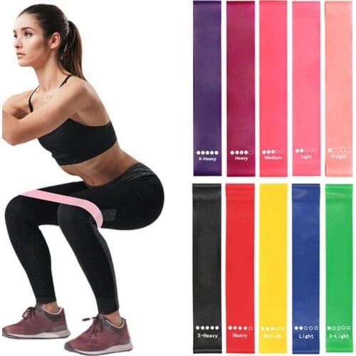 Yoga Resistance Rubber Bands Latex Elastic Bands Fitness Exercise Strength Training Pilates Sport Crossfit Workout Equipment