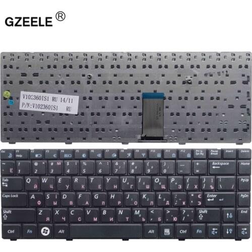 GZEELE Russian RU Keyboard for Samsung NP-R480 Black laptop keyboard