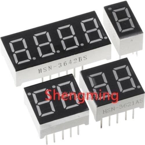 10PCS 0.36 inch 1 2 3 4 digit Red Led display 7 segment Common Cathode Anode