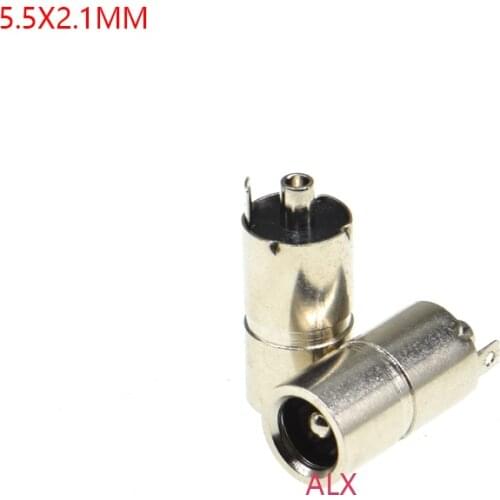 10PCS dc power jack socket connector dc084 5.5*2.1mm panel mount 5.5X2.1MM FEMALE DC-084