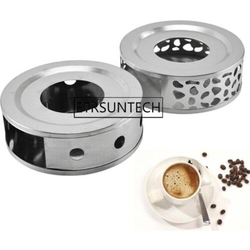 30pcs Stainless Steel Warm Tea Milk Coffee Teapot Heating Candle Base Warm Tea Heater Stove Camping Household Items