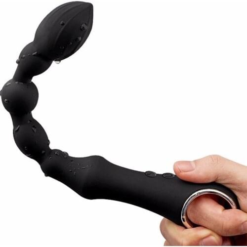 Anal Plug Vibrator Male Prostate Massager Anal Beads Butt Plug G Spot Vibrator Intimate Adult Sex Toys for Men Woman Masturbator