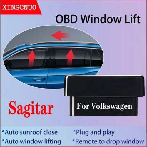Auto Window Closer For Volkswagen VW Sagitar 2011-2018 Vehicle Glass OBD Automatic Sunroof Open plug and play