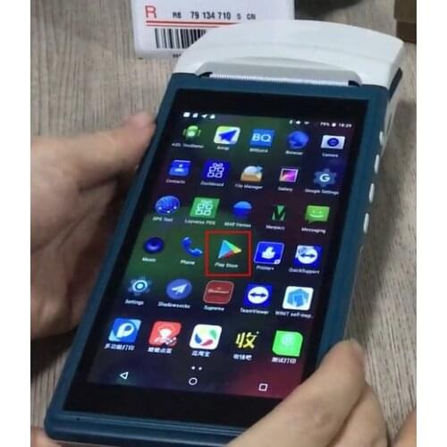 5.5 Inch Touch Screen Wireless Handheld Payment Android POS Terminal with Printer