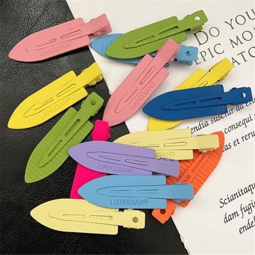 7cm No Bend Seamless Hair Clips Metal Side Bang Fix Barrettes Hairpins Women Girls Styling Accessories Makeup Washing Face Tools