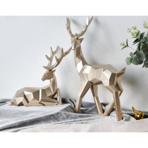 Home Decoration Lucky Deer Decoration Creative Couple Wedding Gift Wine Cabinet Decoration Living Room