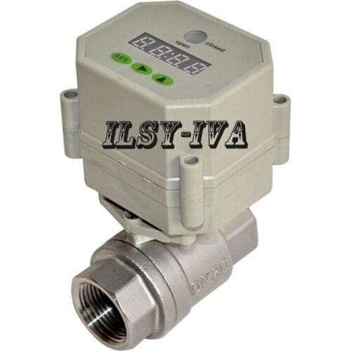 DN15,DN20,DN25 Stainless steel Timer Controlled Valve,AC/DC9~24V electric valve for water control systems