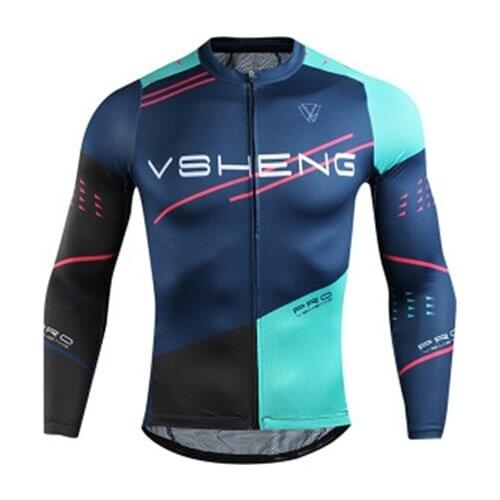 Breathable Long Sleeve Cycling Jersey MTB Clothing Thermal Bike Jersey For Man Pockets Canvas Quick Dry Anti-Sweat Summer Autumn