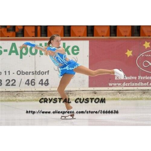 Custom Figure Skating Dress Graceful New Brand Women Ice Skating Dresses For Competition DR3878