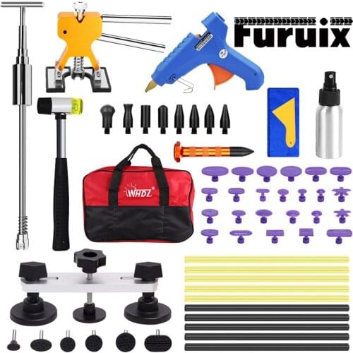 Dent Repair Tool - Dent Repair Puller Kit with Slide Hammer T-Bar Tool Dent Removal for Car Auto Body Damage