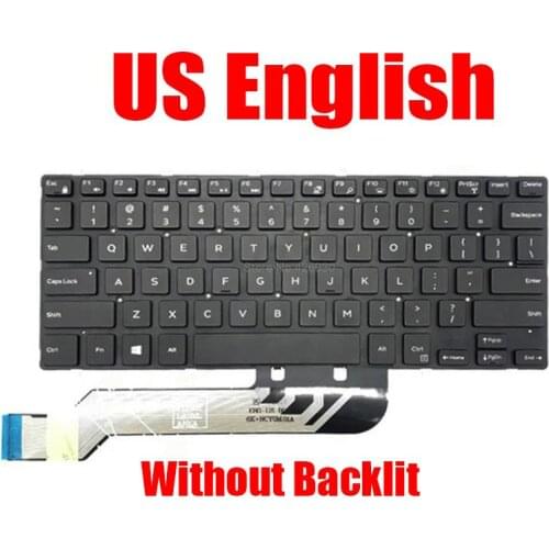 Laptop US Keyboard For DELL For Inspiron 5368 5378 7375 7460 5568 7560 7569 7572 5370 7370 7373 7573 English black new