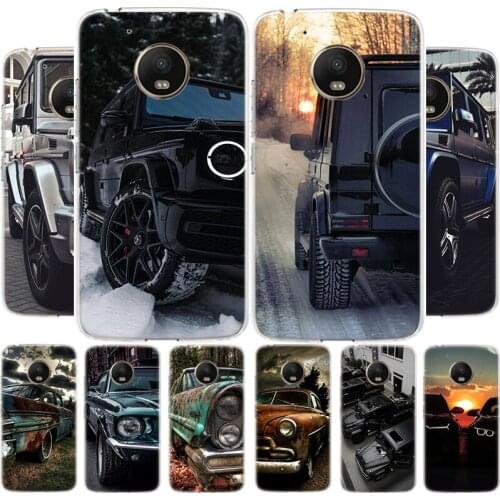 Cool car G63 Phone Case For Motoralo Moto G9 G8 G7 G6 G5 E6 E5 E4 Plus Power Play One Macro Action Cover Coque