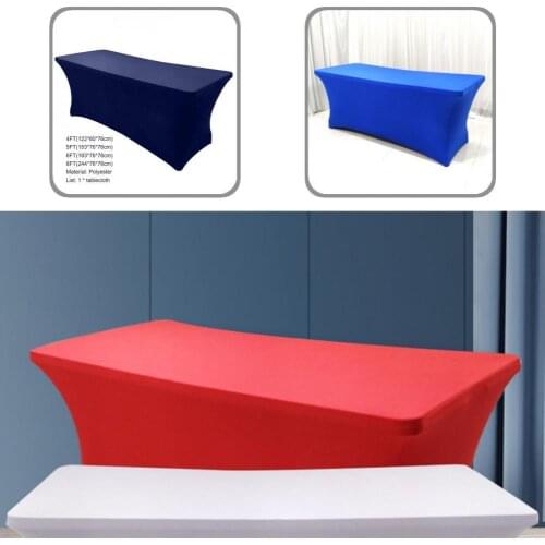 Soft Multifucntional Anti-Scratch Tablecloth Lightweight Table Cloth Wrinkle Resistant for Wedding