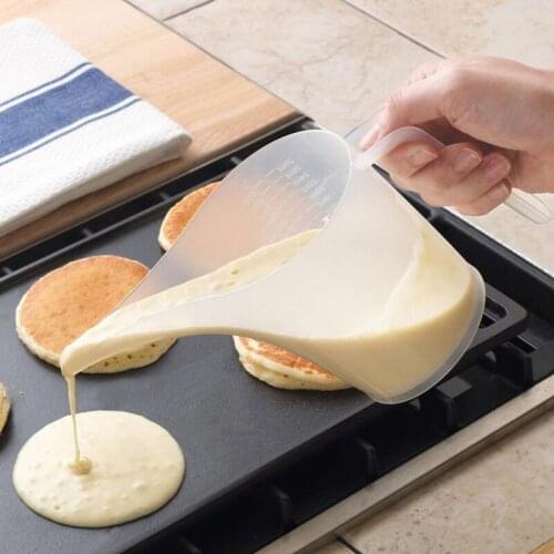 Tip Mouth Plastic Measuring Jug Cup Graduated Surface Cooking Kitchen Bakery Bakeware Liquid Measure Container Baking Tools