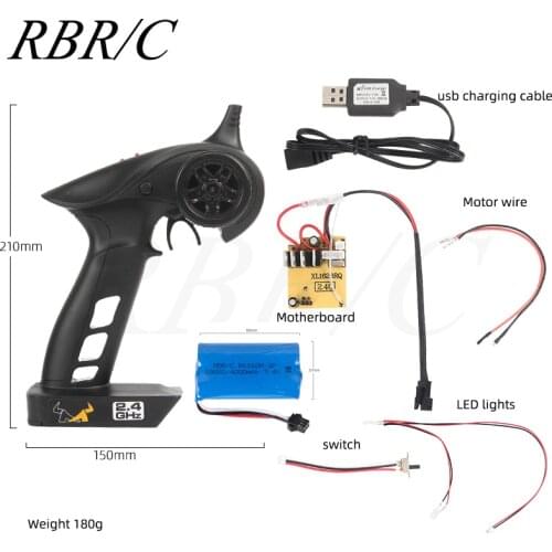 RBR/C MN86 Full-Scale 2.4G Remote Controller KIT Version Universal Off-Road Climbing Remote Control RC Car Modify Accessories