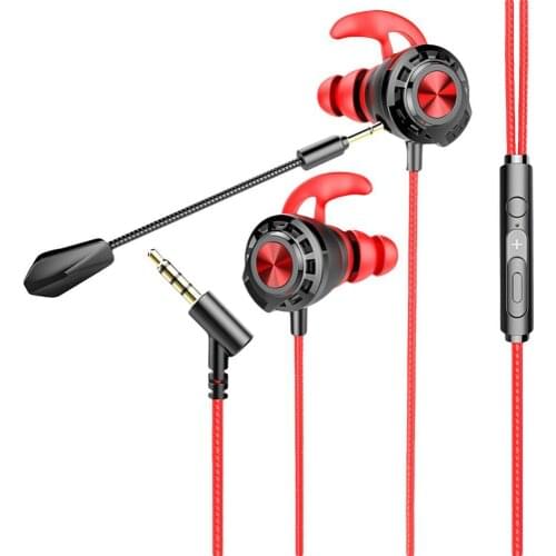 Wired Headphones G16 Universal Heavy Bass Gaming Earphone with Dual Microphones Music Sports Headset For Xiaomi For Huawei