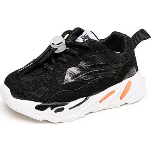 Boys' Sports Shoes 2021 New All-match Fashion Childrens Casual Shoes Girls Breathable Lightweight Kids Running Shoes Hot 21-30