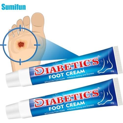 Sumifun 2pcs Diabetes Foot Cream Bacteriostasis Treatment Skin Itchy Anti Fungal Infection Repair Psoriasis Eczema Ointment