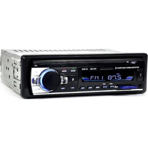 1 DIN 12V Universal Car Radio Car audio FM Bluetooth MP3 Audio Player Bluetooth cellphone Handfree USB/SD Car Stereo Radio