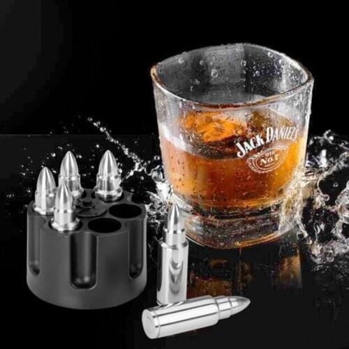14mm Quick-frozen Ice Tartar Ice Stainless Steel Ice Tatar Whiskey Ice Artifact Bullet Bar Counter Whiskey Ice Artifact