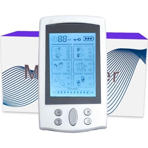 16 Modes TENS EMS Massager Pulse Muscle Stimulator Acupuncture Back Neck Pain Relief Electrode Massage Pad Health Therapy Device