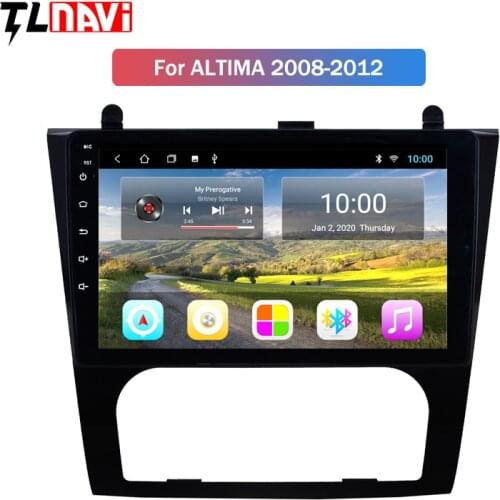 2G RAM Android 9.1 car GPS Stereo Radio player For 2008-2012 Nissan Teana Altima Manual A/C and Auto A/C