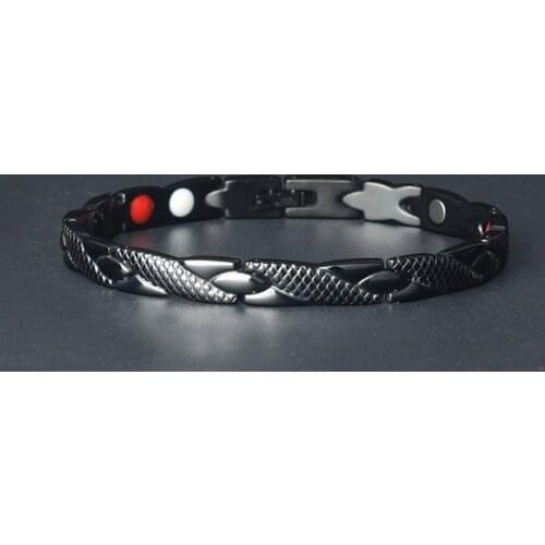 2020 New Dragon Pattern Twisted Healthy Magnetic Magnet Bracelet for Women Power Therapy Magnets Bracelets Bangles for Women Men