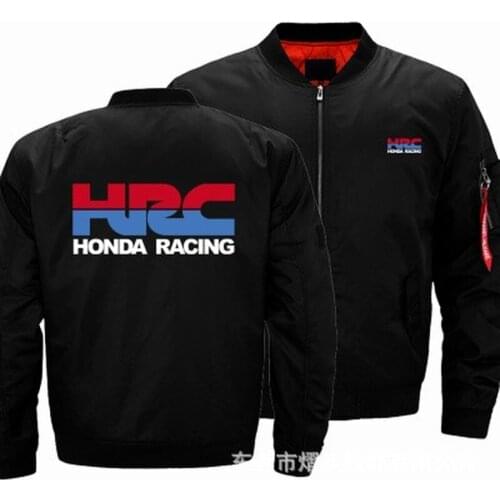 2021 New Autumn Winter Flight Jacket HRC Logo Coat Mens Womens Warm Casual Zipper Baseball Jacket P