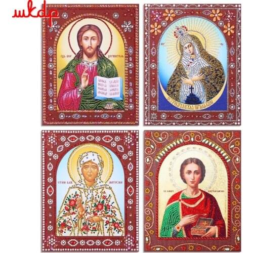 High Quality 5D Diamond Pattern Rhinestone Needlework Diy Diamond Painting Cross Stitch "Religious figures" Diamond Embroidery