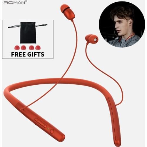 Roman Z7000A Bluetooth Earphone Wireless Headphones Running Sports Bass Sound Cordless Ear phone With Microphone With packing