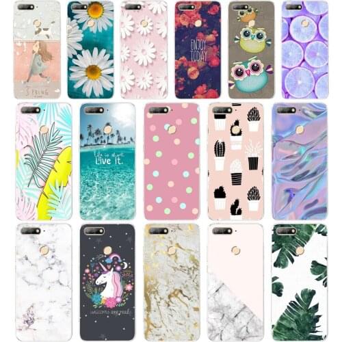 J For Huawei Honor 7A pro 5.7"inch AUM-L29 Case Soft Silicon TPU Phone Back cover 360 Protective Case For Huawei Honor7A pro