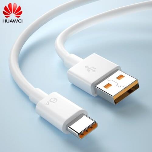 Huawei P40 Pro+ 6A Type C Cable USB3.1 Super Fast Charging Data Sync Line For Mate 40 30E 20 Pro Honor 30 30S V40 Nova 8 7 SE 6