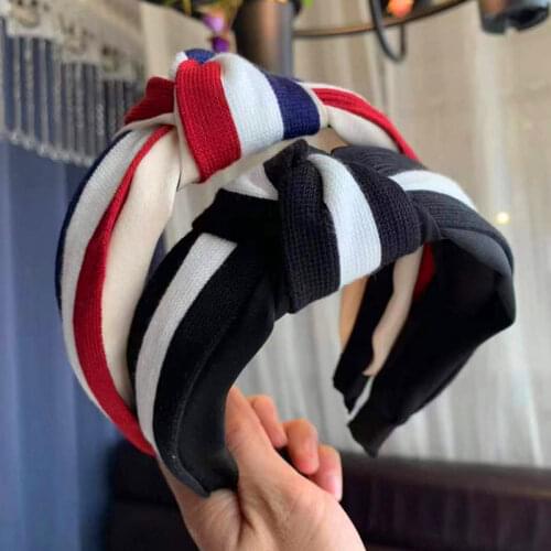 Korea Chic Hair Accessories For Women Kinds of Tie knot Bowknot Headband Fashion Luxury Hairband Hair Hoop