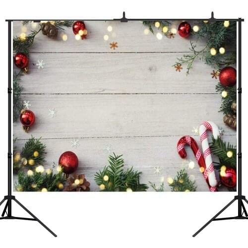 Lyavshi Christmas photography backdrops Wood Snow Photo Background for Photography Snowflake Pine Tree Props Booth Studio