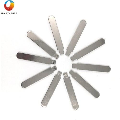 HKCYSEA 10pcs/lot Metal Blank Uncut Flip KD VVDI JMD Remote Key Blade Type #25 HON66FH for All New Honda Accord Fit Odyssey