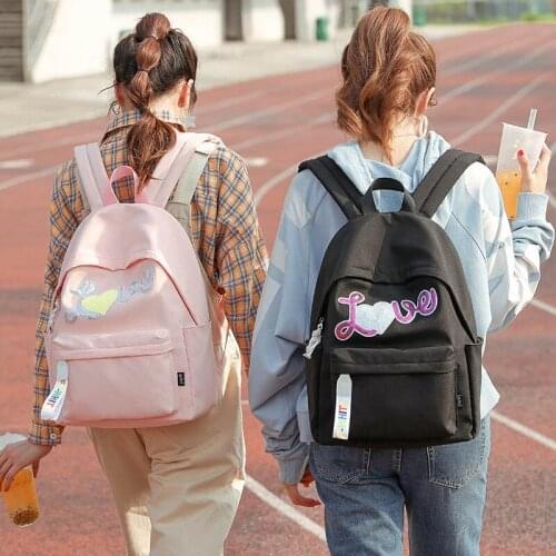 Fashion 2019 Backpack Women Preppy School Bags For Teenagers Backpack Female Polyester Travel Bags Girls Backpack Mochilas