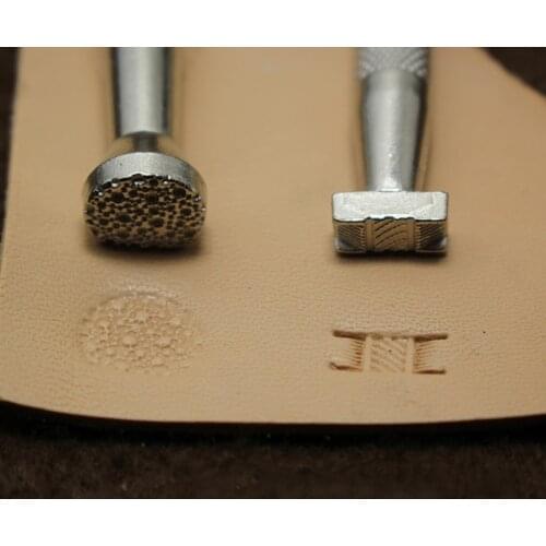 High Quality 6pcs/set Durable Metal Leather Carving Craft Tools Working Saddle Making Carving Stamps Tool Set