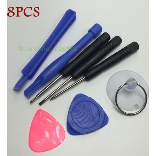 100sets/lot 8 in 1 Screwdriver Set Repair Opening Tools Kit With Pentalobe 0.8 Screwdriver for iphone 5G/5GS/6G/6GS ipod touch