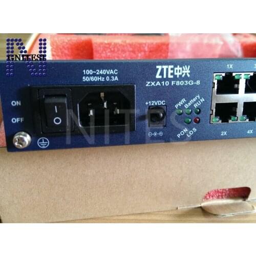 Original new ZTE ZXA10 F803G-8 with 8 ethernet ports GPON ONU, optical network terminal F803