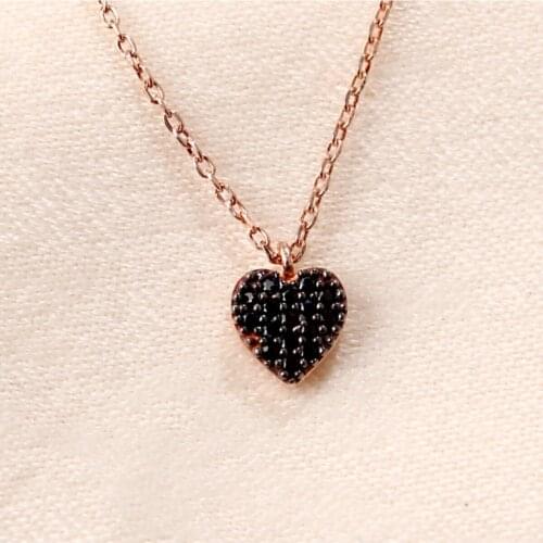 Zircon Heart Necklace