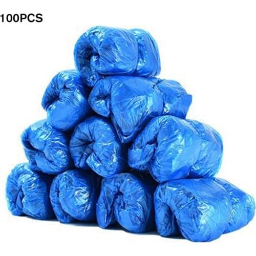 Plastic Disposable Shoe Covers Rain Outdoor Carpet Waterproof Shoe Cover Dispenser Cycling Overshoes Protector
